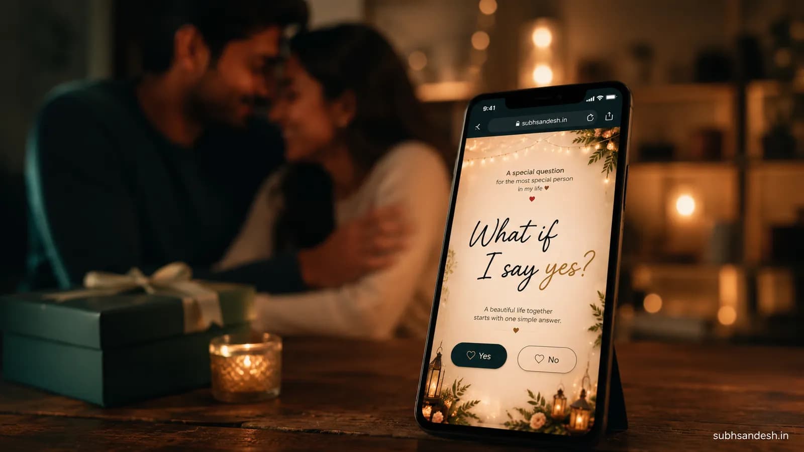 Interactive Prompter Link: “What If I Say Yes” Proposal