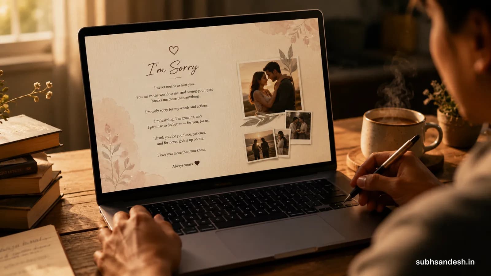 Aesthetic Clean Typography Layout for Serious Apology Notes