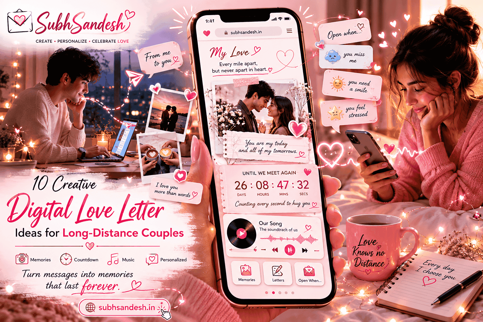 10 Creative Digital Love Letter Ideas for Long-Distance Couples